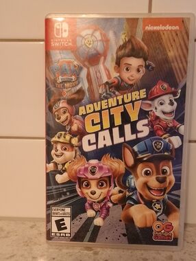 Pre-owned Nintendo Switch PAW Patrol Movie Game — "Adventure City Calls"